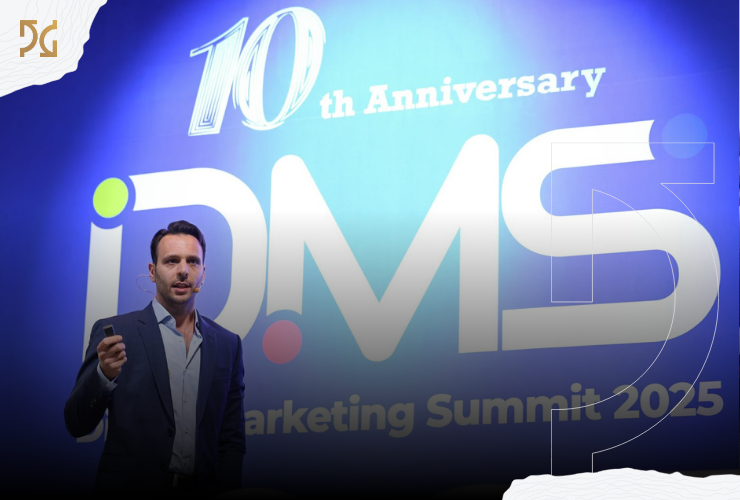 Previsible expert in residence Sebastien Edgar speaking at the Digital Marketing Summit 2025 event.