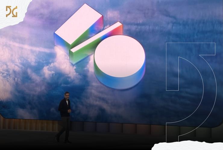 Google CEO Sundar Pichai at
Google I/O 2025.