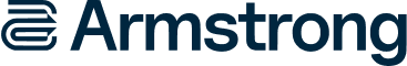 The image displays the Armstrong logo with a stylized 